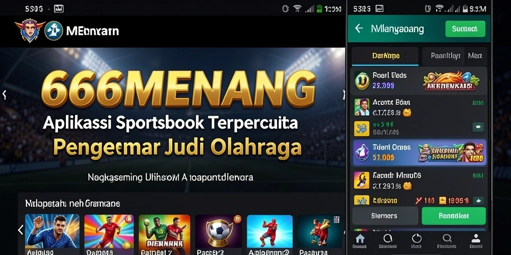 Tampilan screenshot gameplay Sportsbook dari 666MENANG.