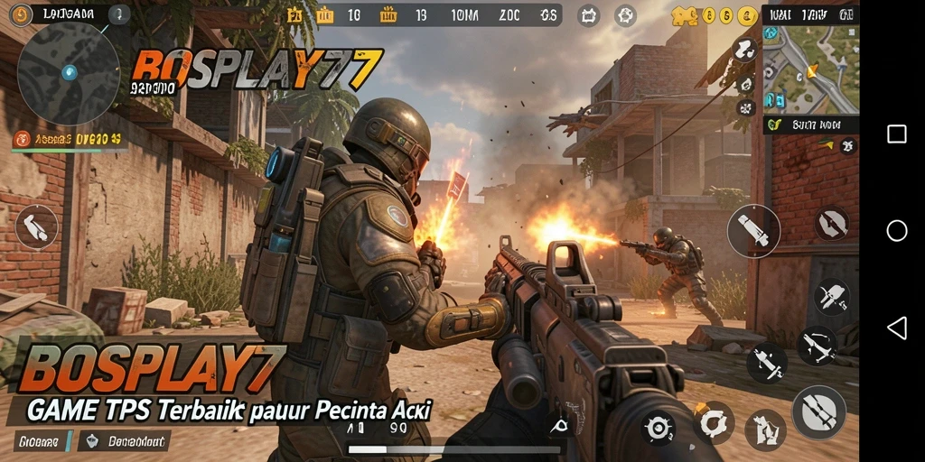 Tampilan gameplay seru dari BOSPLAY77 dengan aksi mendebarkan.