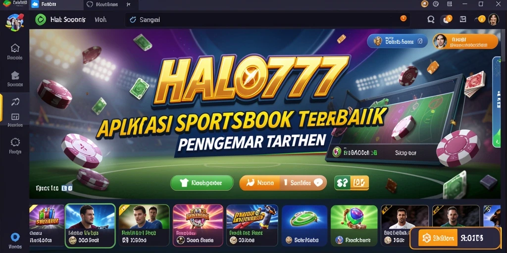Tampilan gameplay HALO777 yang dinamis dan interaktif dalam taruhan olahraga.