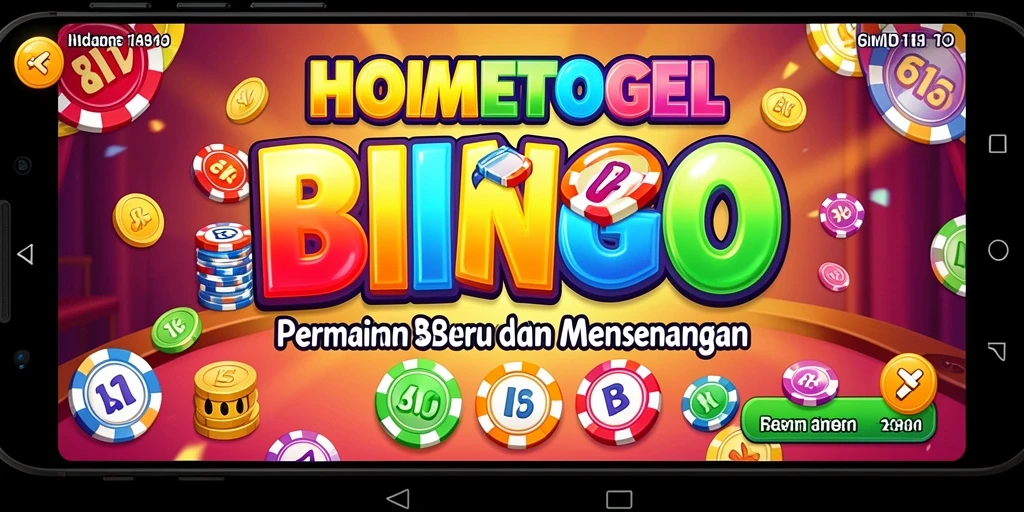 Tampilan gameplay seru di HOMETOGEL dengan Bingo yang menarik.