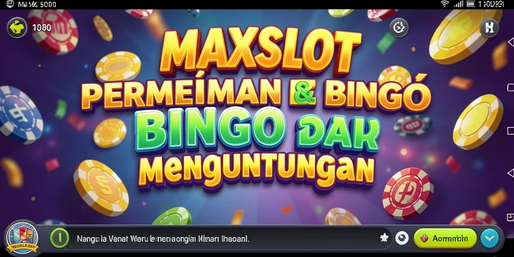 Tampilan gameplay utama MAXSLOT yang seru dan menegangkan.