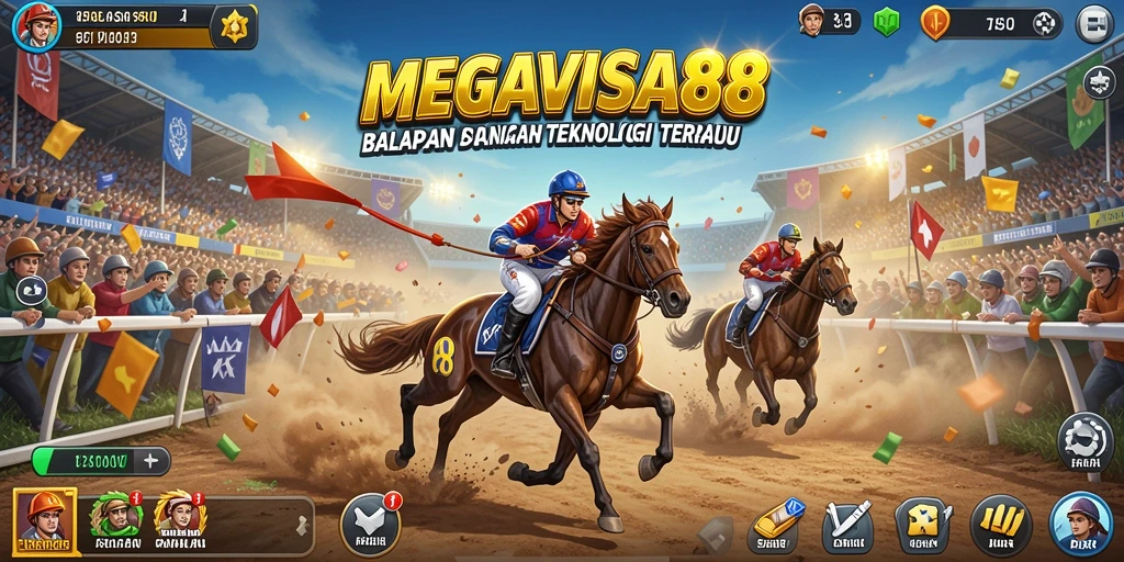 Gameplay Racing dinamis dan seru di MEGAVISA88.