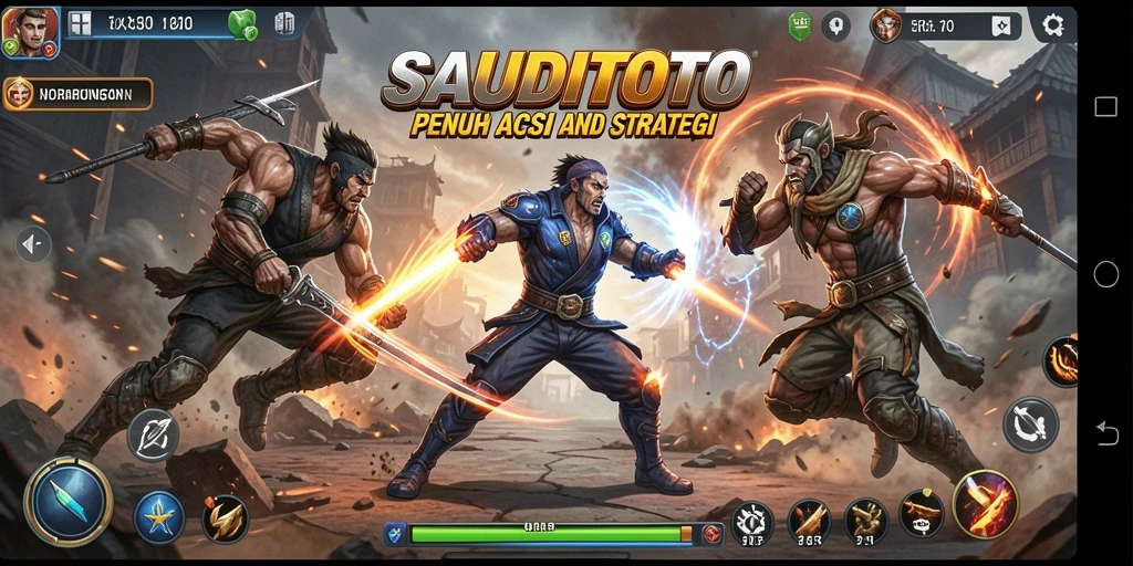 Tampilan gameplay SAUDITOTO yang memukau dan mendebarkan.